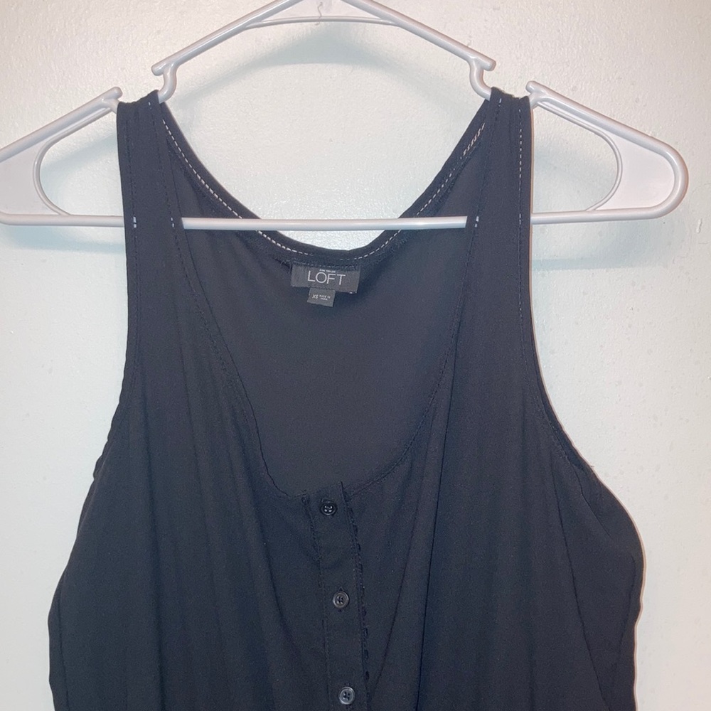 Loft Black Jumpsuit XS